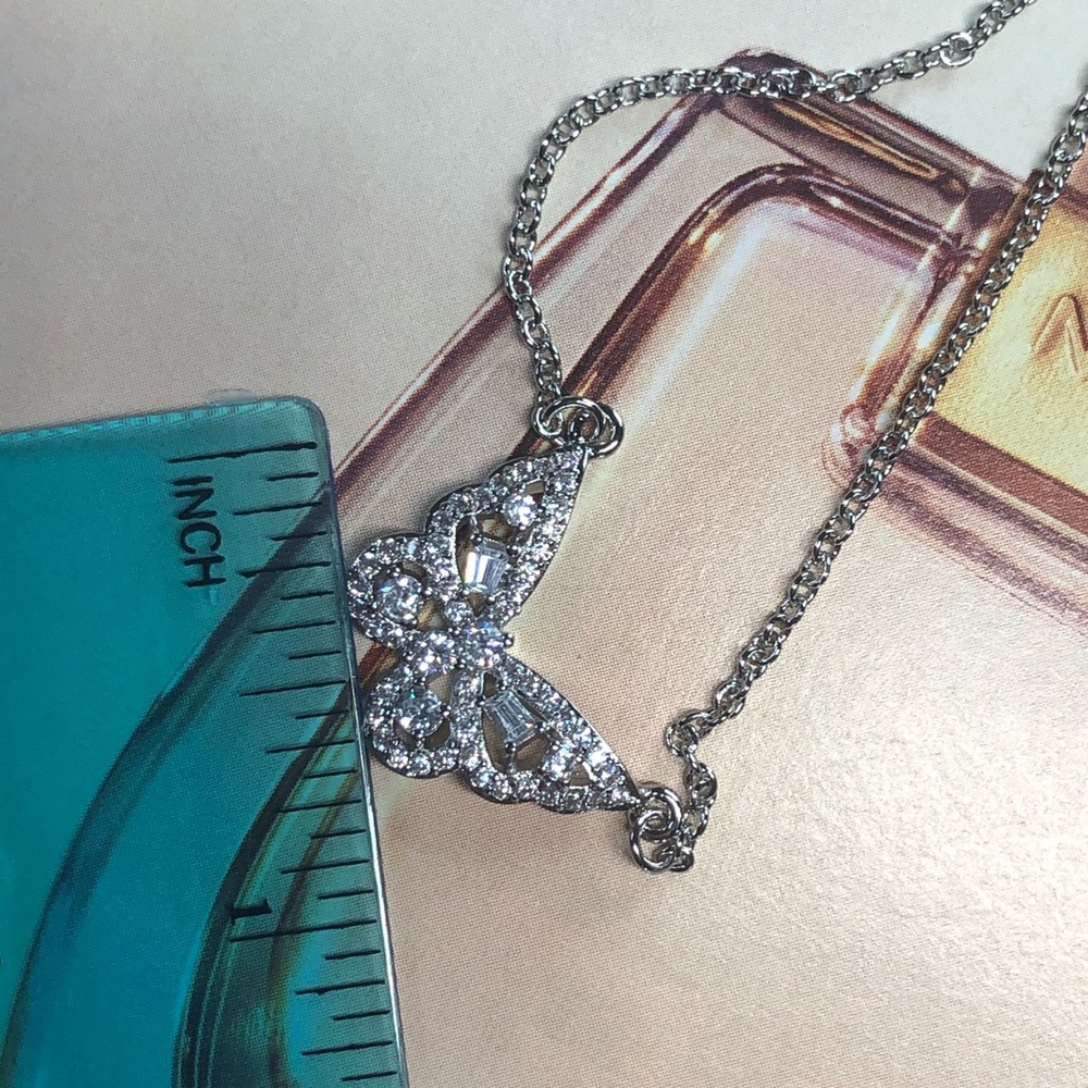 ๐ Sterling Silver Butterfly ๐ฆ Necklace - Picture 3 of 3